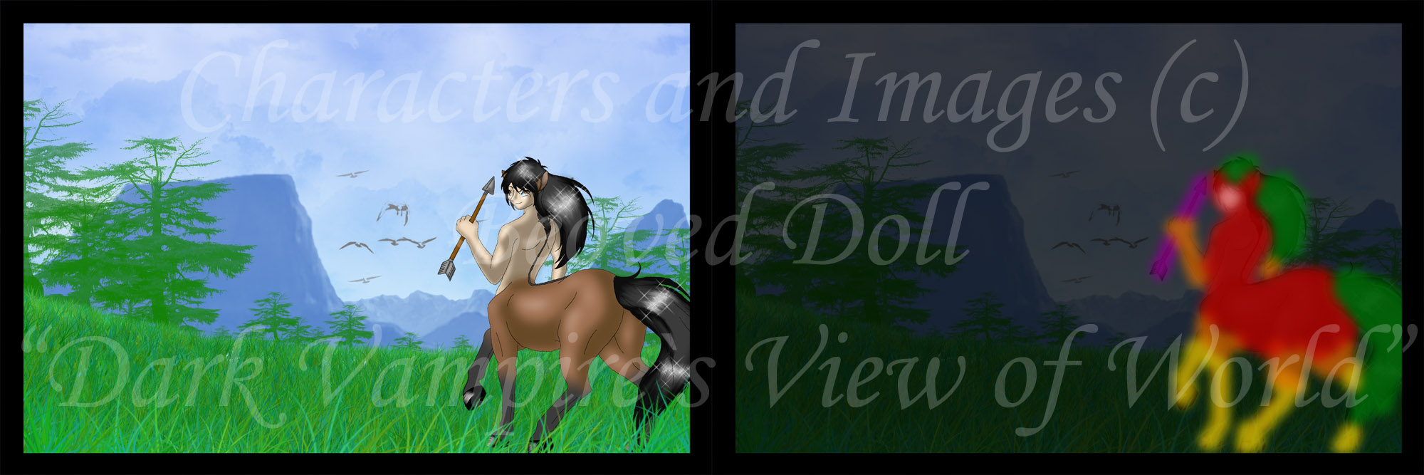 How a Dark Vampire Views the World